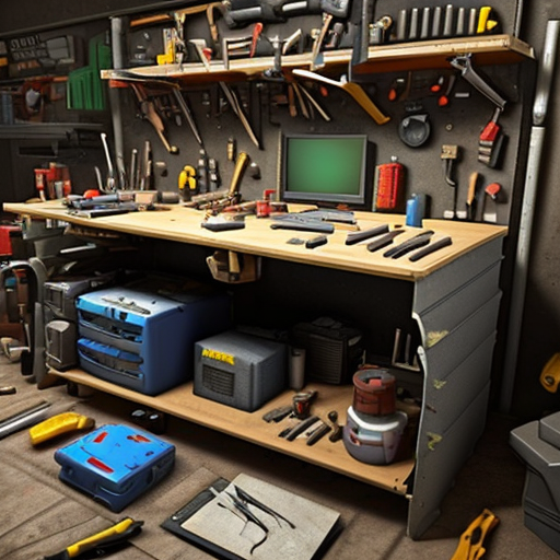 A person working on a computer with code on the screen.